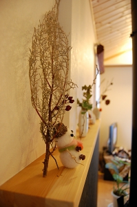 インテリアも里山風